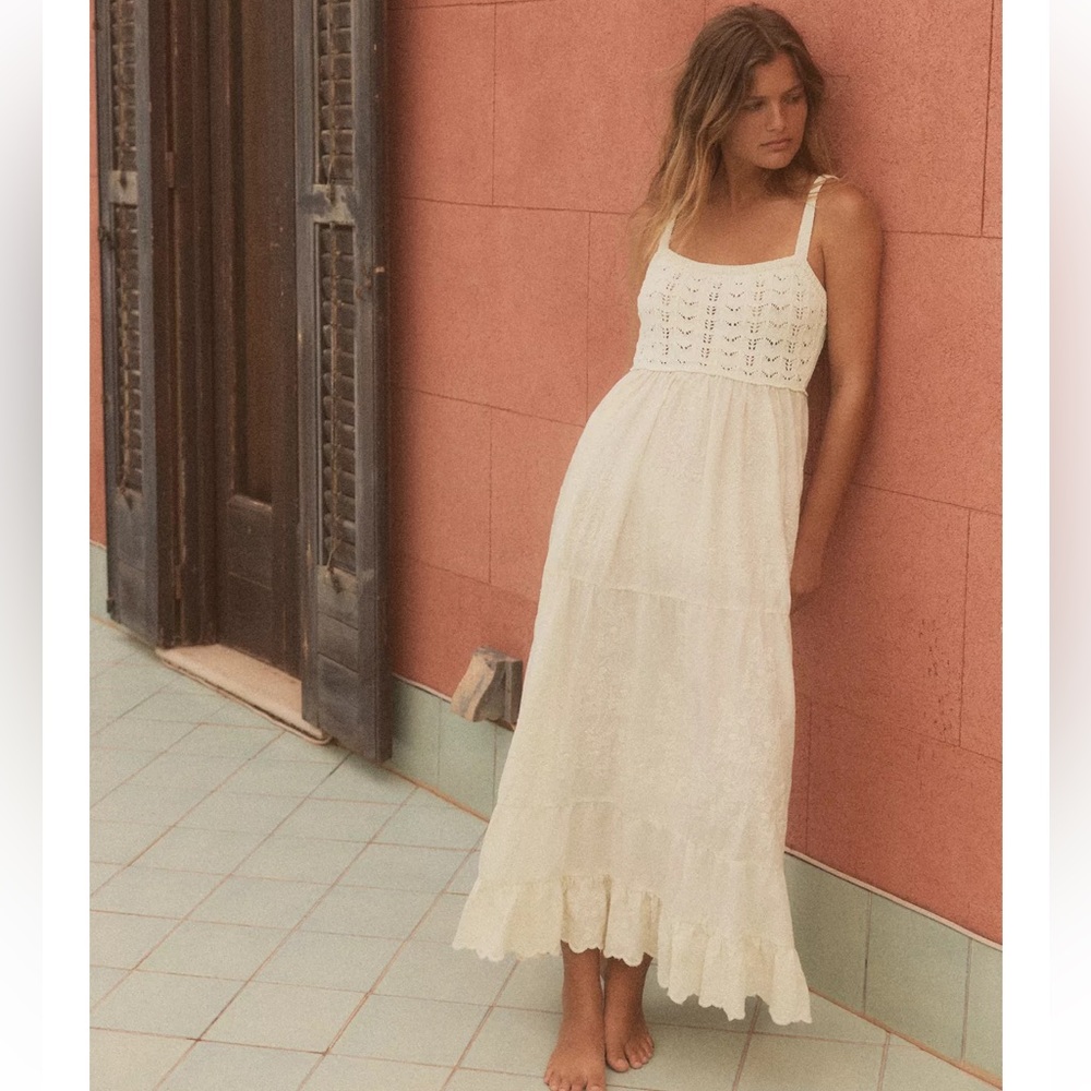 Zara Combination Knit Dress